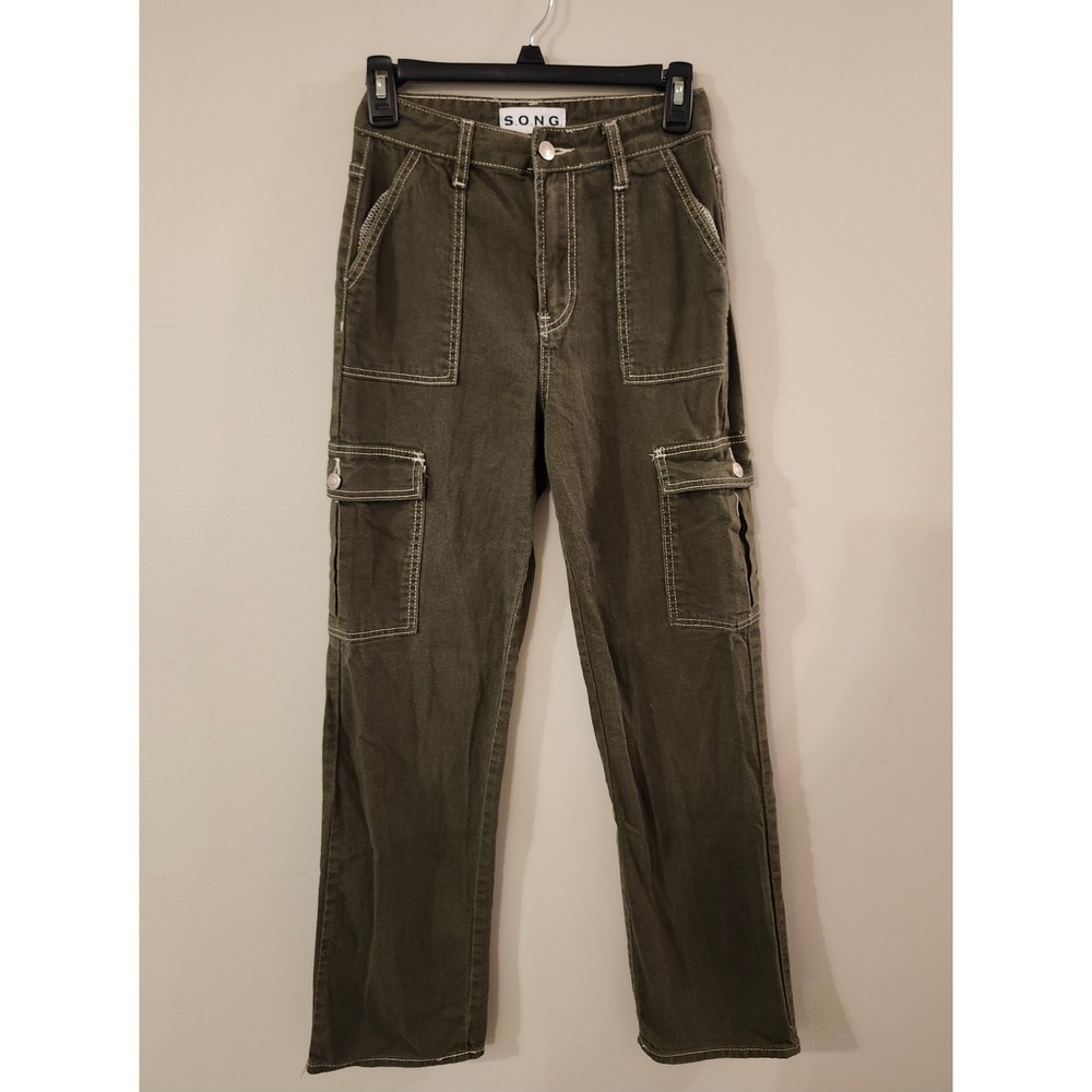 SONG High Rise Cargo 90s Boyfriend Jeans -‎ Size 1/25